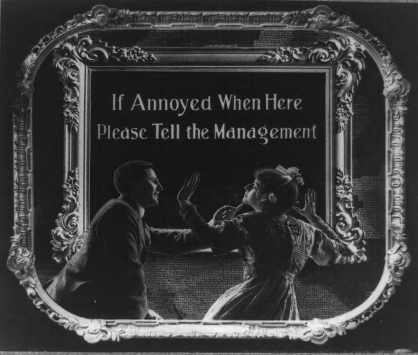Movie Theatre Etiquette Posters from 1912 (3)