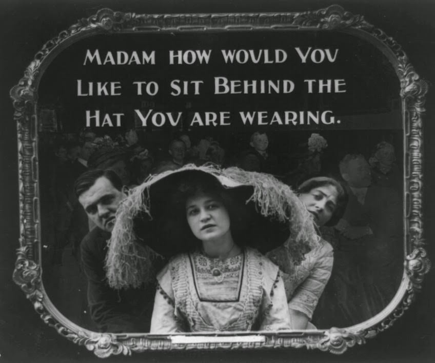 Movie Theatre Etiquette Posters from 1912 (4)