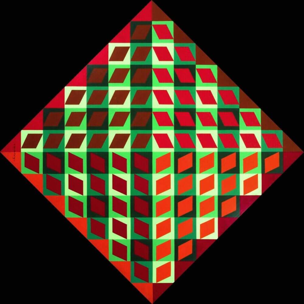 Banya 1964 Victor Vasarely 1908-1997 Purchased 1965 http://www.tate.org.uk/art/work/T00753