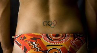 girl olympic rings tattoo 5477081