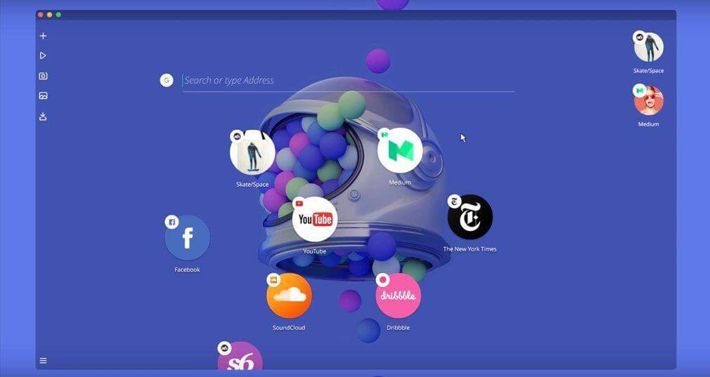 Opera Neon. Será que seu próximo browser vai ter esse jeitão mobile?