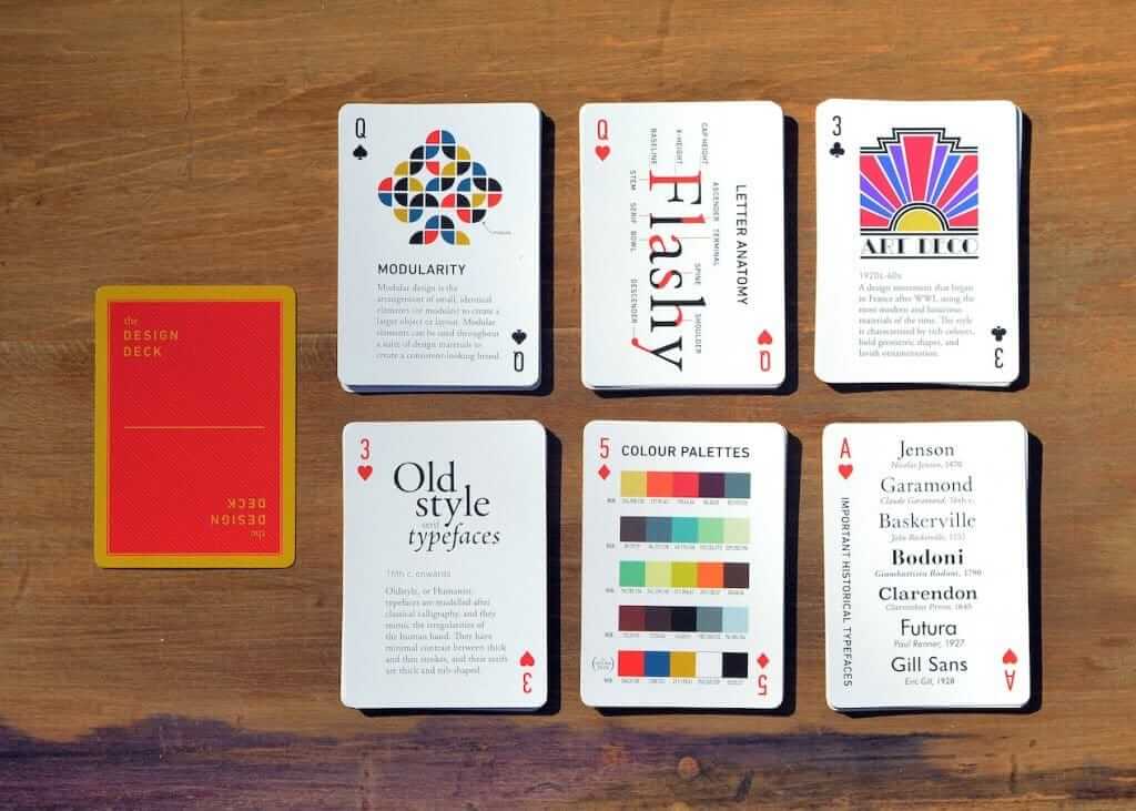 The Design Deck 5 Cards6fronts