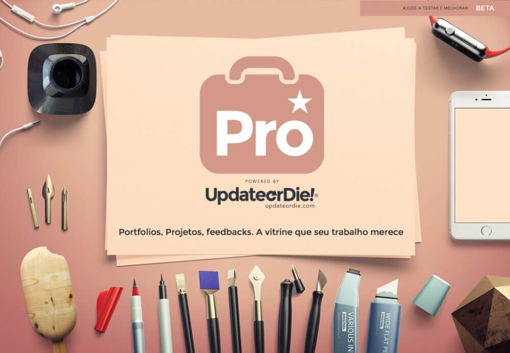 Update or Die PRO: projetos, portfolios e feedbacks