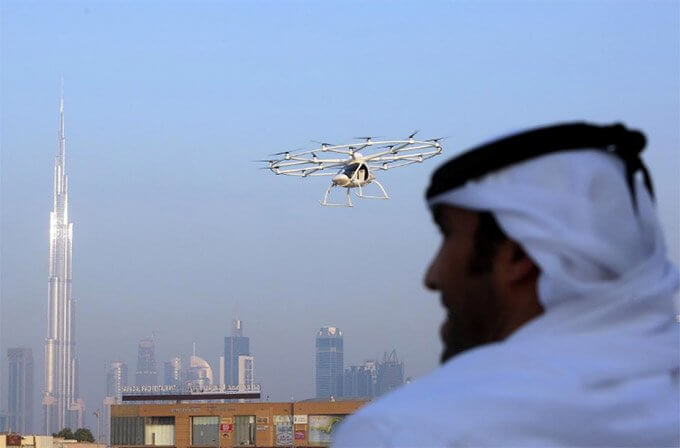 Picture of day Dubai tests a passenger drone for its flying taxi 1