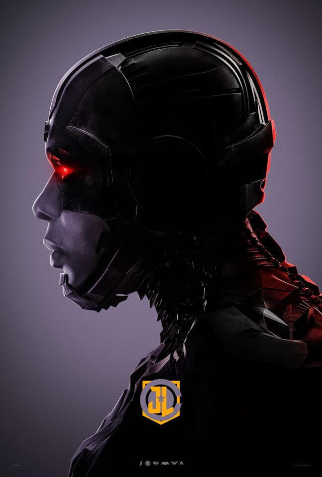 justice league print cyborg