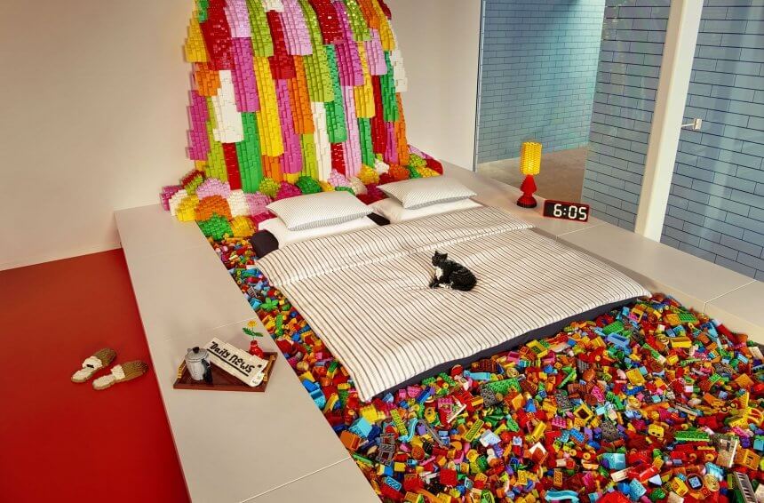 Airbnb e Lego oferecem uma noite numa casa toda feita em Lego