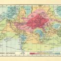 world map isochronic 1914