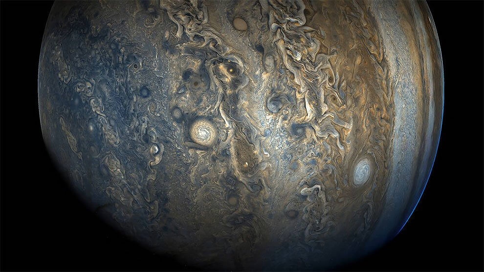 Fotos de Júpiter que parecem pinturas de Van Gogh