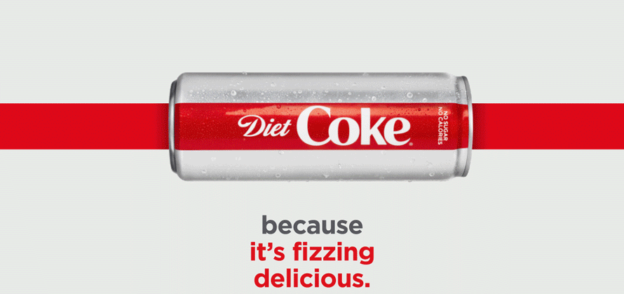 Uma modernizada total na Diet Coke