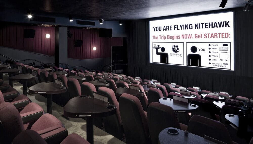 nitehawk cinema seating