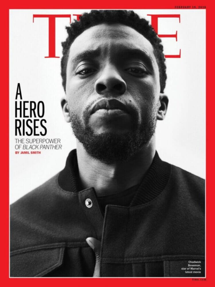 A importante capa da revista Time com o Pantera Negra