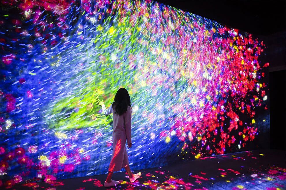 O novo museu de arte digital em Tokyo
