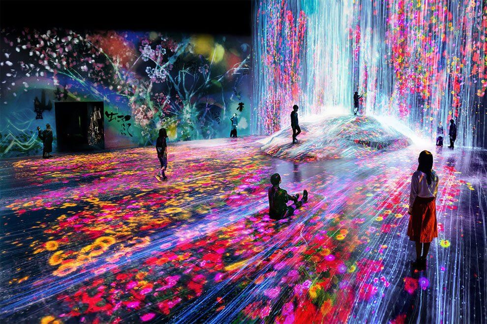 O novo museu de arte digital em Tokyo