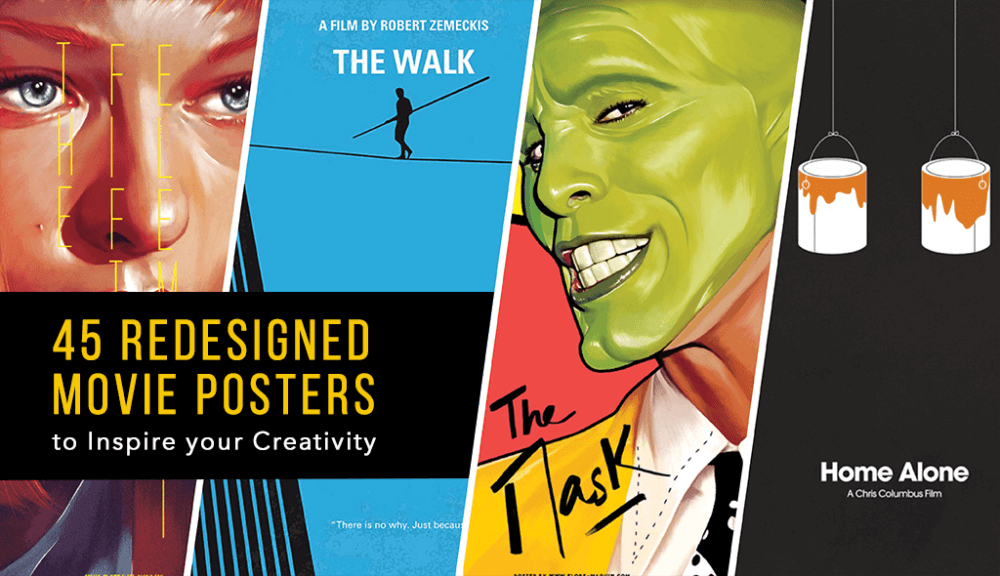 45 Redesigned Movie Posters to Inspire your Creativity 1