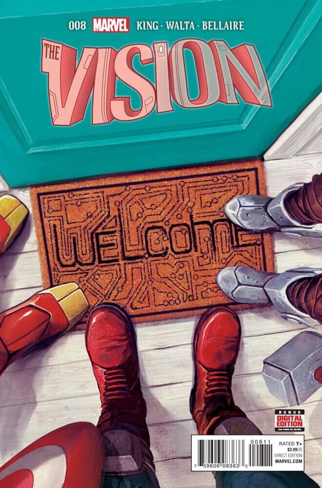 Ótima HQ do Visão, da Marvel, vira leitura obrigatória em faculdade nos EUA