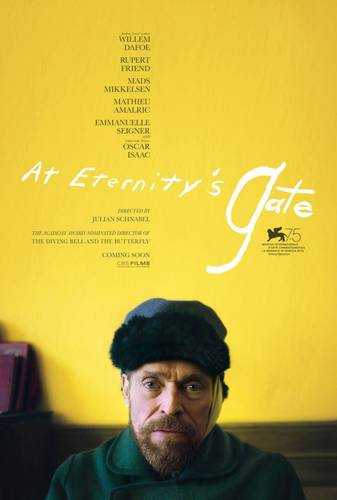A cinebiografia de Van Gogh estrelada por Willem Dafoe: "At Eternity’s Gate"