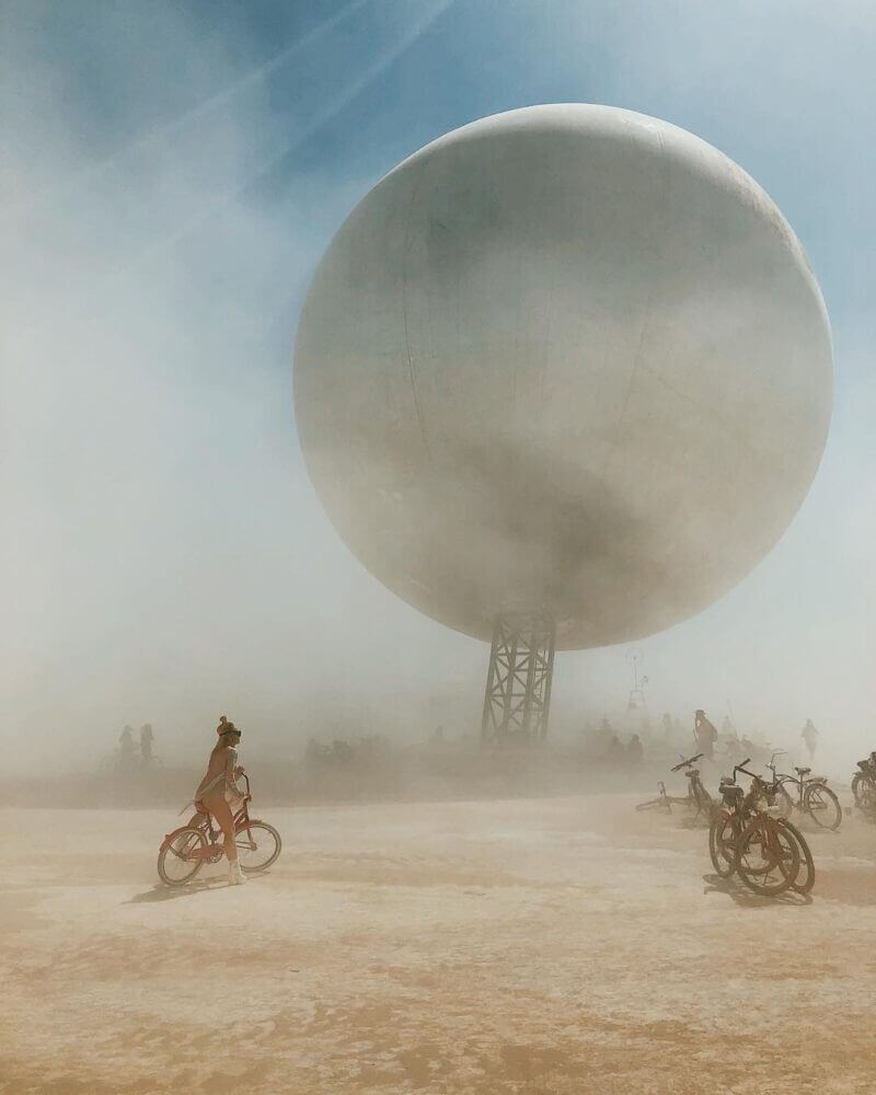 O (ainda) pitoresco Burning Man