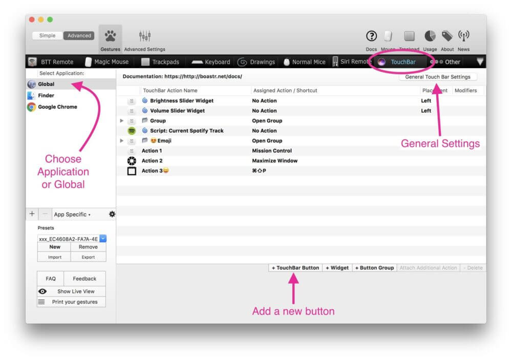 Better Touch Tools: novas maneiras para sua mão conversar com o seu Mac