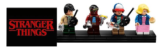 Personagens do set Lego Stranger Things