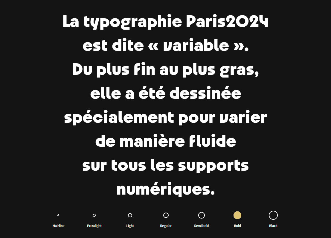 jogos olimpicos paris 2024 logo oficial tipografia