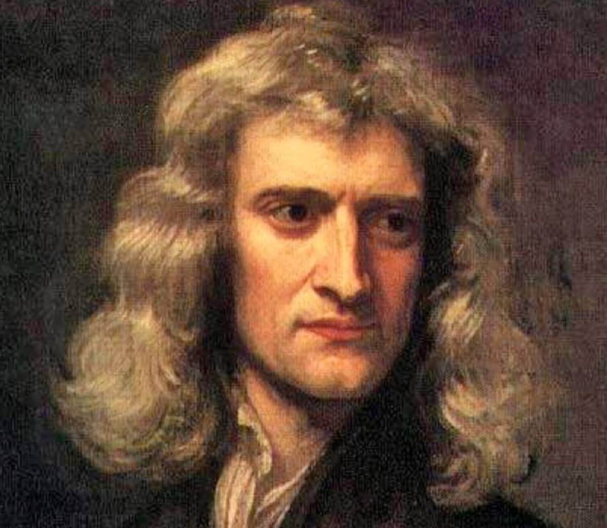 isaac newton 1689 painting sir godfrey kneller public domain via wikimedia commons cropped