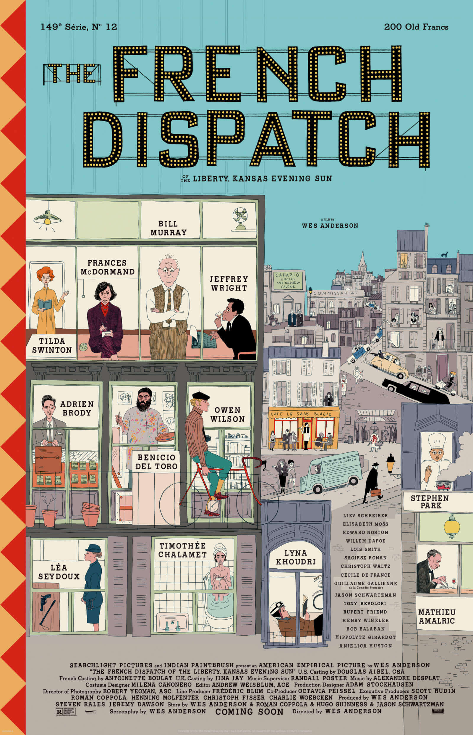 the french dispatch TFD online one sheet rgb