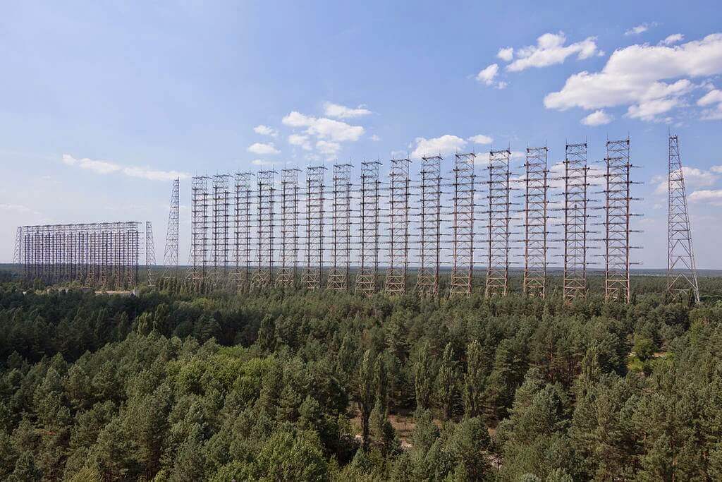 DUGA Radar Array near Chernobyl Ukraine 2014