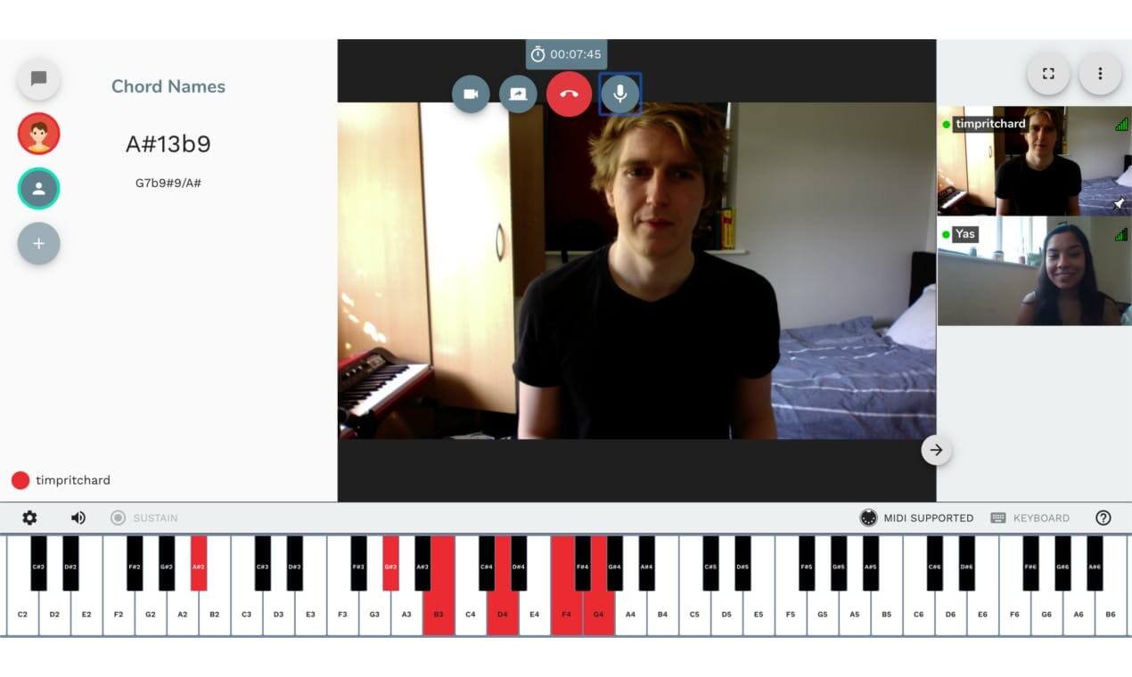 Aprenda tocar no Piano Virtual Online 