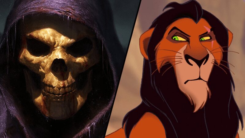 Skeletor by He Man and Scar by Lion King Caio Fischer Update or Die