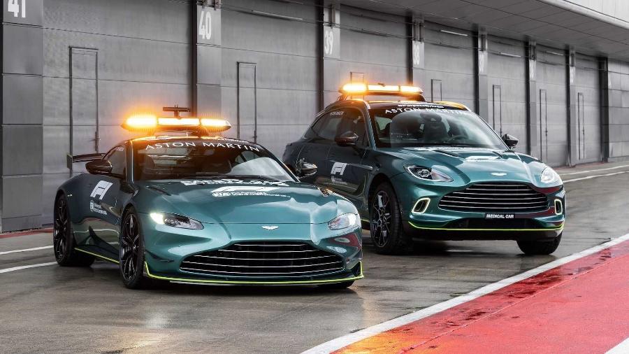 Os Aston Martin Vantage e DBX