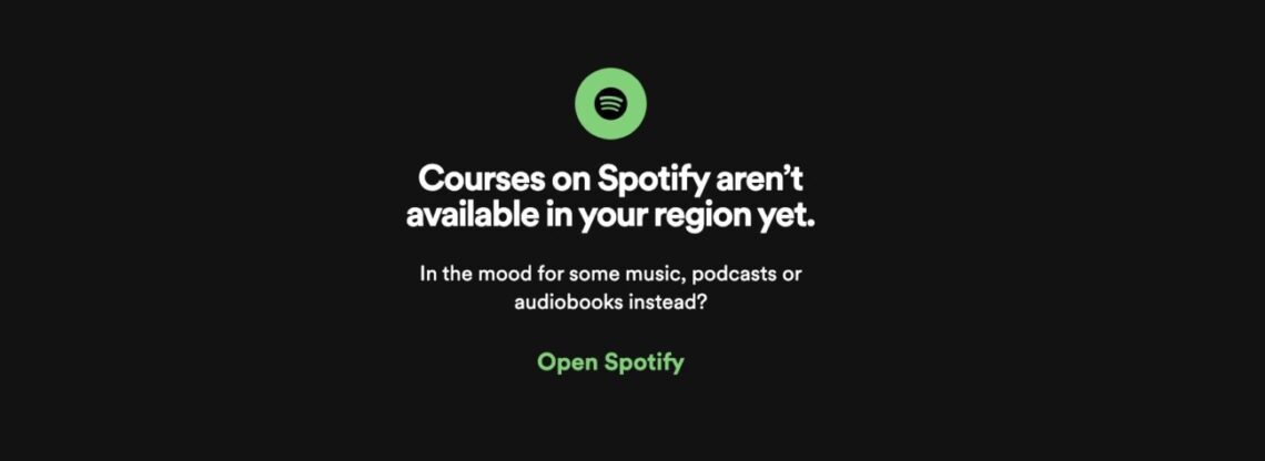 Spotify testa cursos
